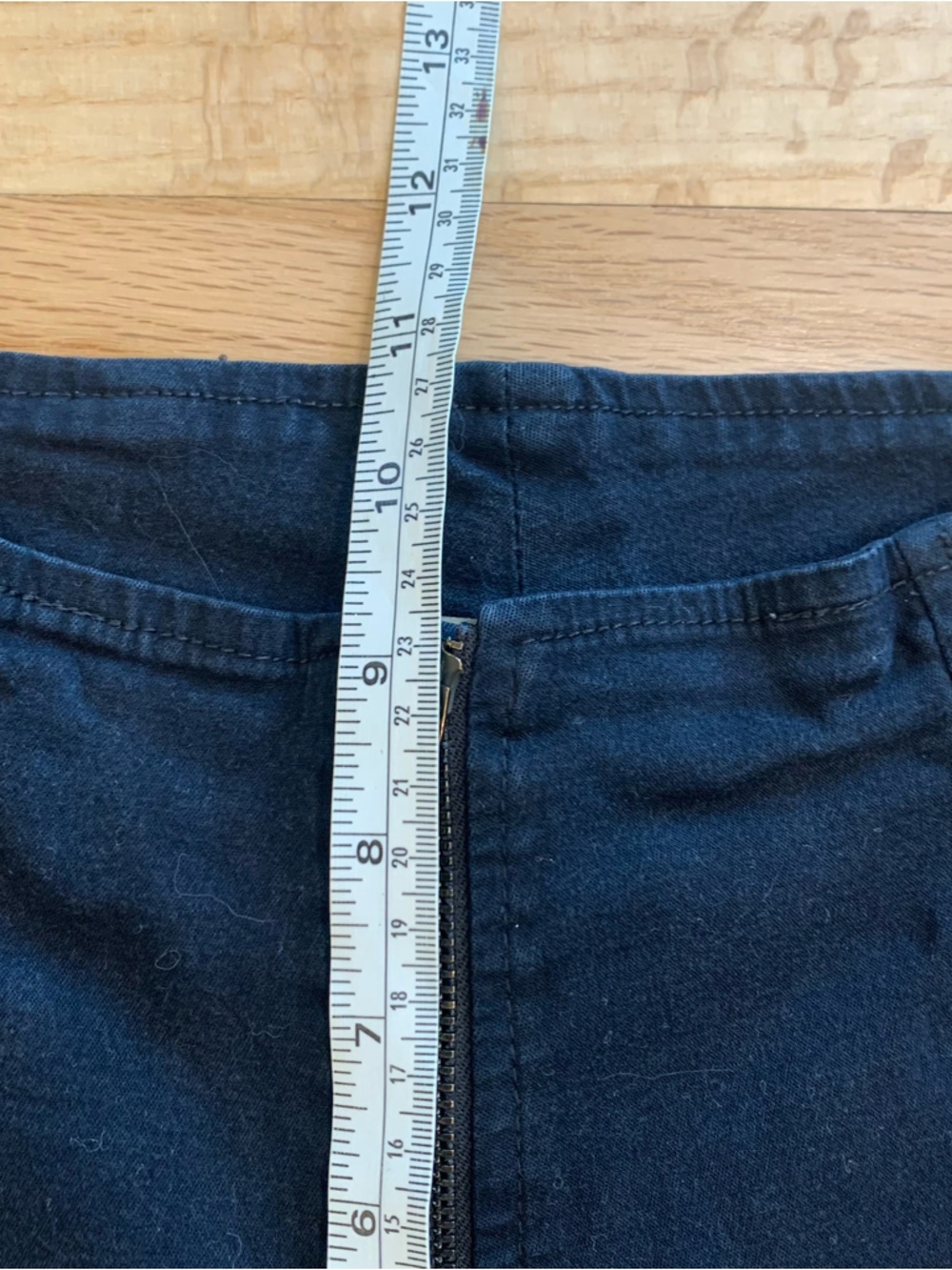 Prairie Underground Black Skinny Pants High Rise Zipper Size Small Made in USA - Picture 10 of 11